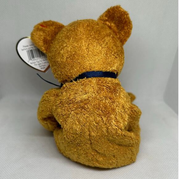 TY BEANIE BABIES FUZZ the BEAR DOB: 7/23/1998 Plush Stuffed Animal - Picture 3 of 8